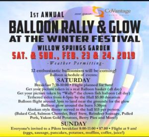 baloon rally and glow